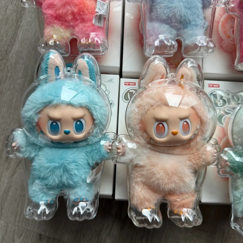 Complete Set 6 Labubu Big Into Energy with Cases Pop Mart Vinyl Plush Popmart - Picture 3 of 12
